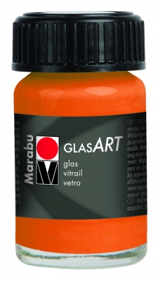 Glass Paint Marabu GlassART 15ml 422 yellow orange ― VIP Office HobbyART