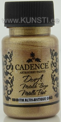 Акриловая краска Dora metallic Cadence 150 antique gold 50 ml ― VIP Office HobbyART