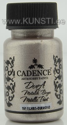 Акриловая краска Dora metallic Cadence 151 diamond 50 ml ― VIP Office HobbyART