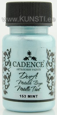 Акриловая краска Dora metallic Cadence 153 mint 50 ml ― VIP Office HobbyART