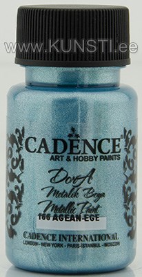 Акриловая краска Dora metallic Cadence 166 agean 50 ml ― VIP Office HobbyART