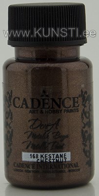 Акриловая краска Dora metallic Cadence 168 chestnut 50 ml ― VIP Office HobbyART