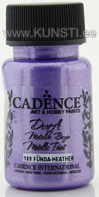 Акриловая краска Dora metallic Cadence 189 heather 50 ml ― VIP Office HobbyART