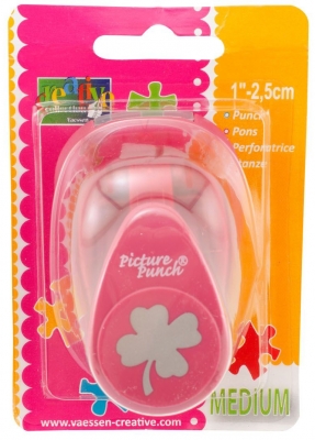 Craft punch medium 2,5cm-1" four leaf clover ― VIP Office HobbyART