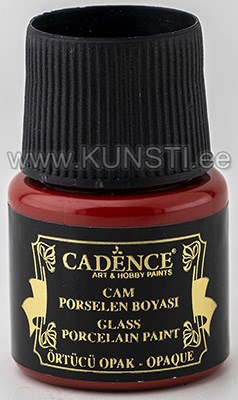 Краска по стеклу Glass & ceramic paint opaque 550 strawberry red 45 ml ― VIP Office HobbyART