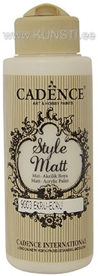 Акриловая краска Style matt Cadence s-9003 ecru 120 ml ― VIP Office HobbyART