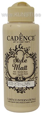 Акриловая краска Style matt Cadence s-9005 linen 120 ml ― VIP Office HobbyART