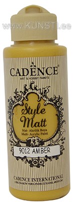 Акриловая краска Style matt Cadence s-9012 amber 120 ml ― VIP Office HobbyART