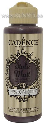 Акриловая краска Style matt Cadence s-9025 mulberry purple 120 ml ― VIP Office HobbyART