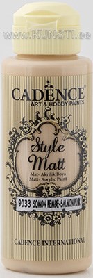 Акриловая краска Style matt Cadence s-9033 salmon pink 120 ml ― VIP Office HobbyART