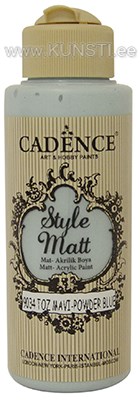 Акриловая краска Style matt Cadence s-9034 powder blue 120 ml ― VIP Office HobbyART