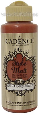 Акриловая краска Style matt Cadence s-9044 alizarin 120 ml ― VIP Office HobbyART