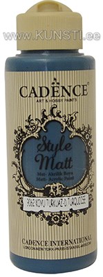 Акриловая краска Style matt Cadence s-9062 dark turquoise 120 ml ― VIP Office HobbyART