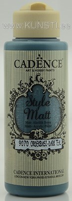 Акриловая краска Style matt Cadence s-9070 dark teal 120 ml ― VIP Office HobbyART