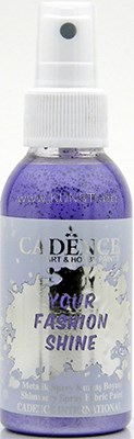 Краска-спрей для ткани Your fashion shine  fs-1120 purple / metallic spray fabric paint 100 ml  ― VIP Office HobbyART