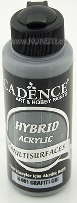 Акриловая краска Hybrid Cadence h-081 graffiti gray 70 ml  ― VIP Office HobbyART