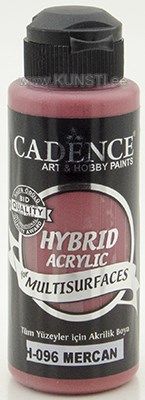 Акриловая краска Hybrid Cadence h-096 coral 70 ml  ― VIP Office HobbyART