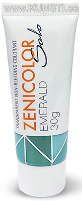 Прозрачные немигрирующие красители для мыльной основы ZENICOLOR SOLO Emerald 30gr ― VIP Office HobbyART