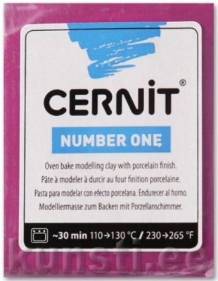 Polymer Clay Cernit Number One 411 bordeaux ― VIP Office HobbyART