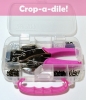 Eyelet setter Crop-A-Dile tool&eyelets in case