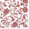 Салфетка для декупажа 340726 33 x 33 cm Arabesque White copper-white