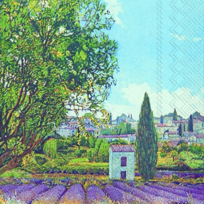 Салфетка для декупажа L573000 33 x 33 cm CHAMPS DE LAVANDE ― VIP Office HobbyART