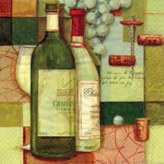 Салфетка для декупажа 340201 33 x 33 cm A Fruity Chablis ― VIP Office HobbyART