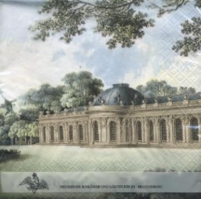 Салфетка для декупажа 24-L011 33 x 33 cm Schloss Sansouci ― VIP Office HobbyART