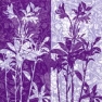 Салфетка для декупажа 340652 33 x 33 cm Floral Shadows lilac