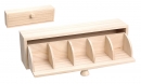 Wood tee box 40x12.2x8.2cm