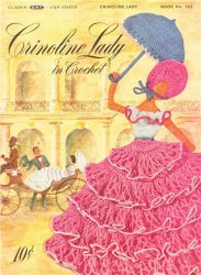 Crinoline Lady in crochet          Crinoline Lady